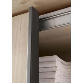 Wiemann Schwebetürenschrank WIEMANN "Brüssel", beige (steineiche nachbildung, schiefer nachbildung), B:250cm H:220cm, Schränke, Schwebetürenschrank