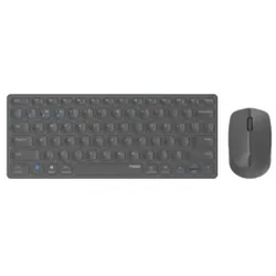 Hama 9600M Tastatur Maus enthalten QWERTY Deutsch Grau