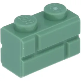 LEGO Duplo 1x2 Mauersteine Sandgrün 98283