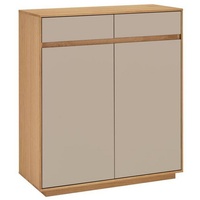 Höffner Schuhschrank , creme , Maße (cm): B: 86