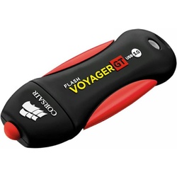 Corsair Flash Voyager GT (512 GB, USB A, USB 3.0), USB Stick, Rot, Schwarz