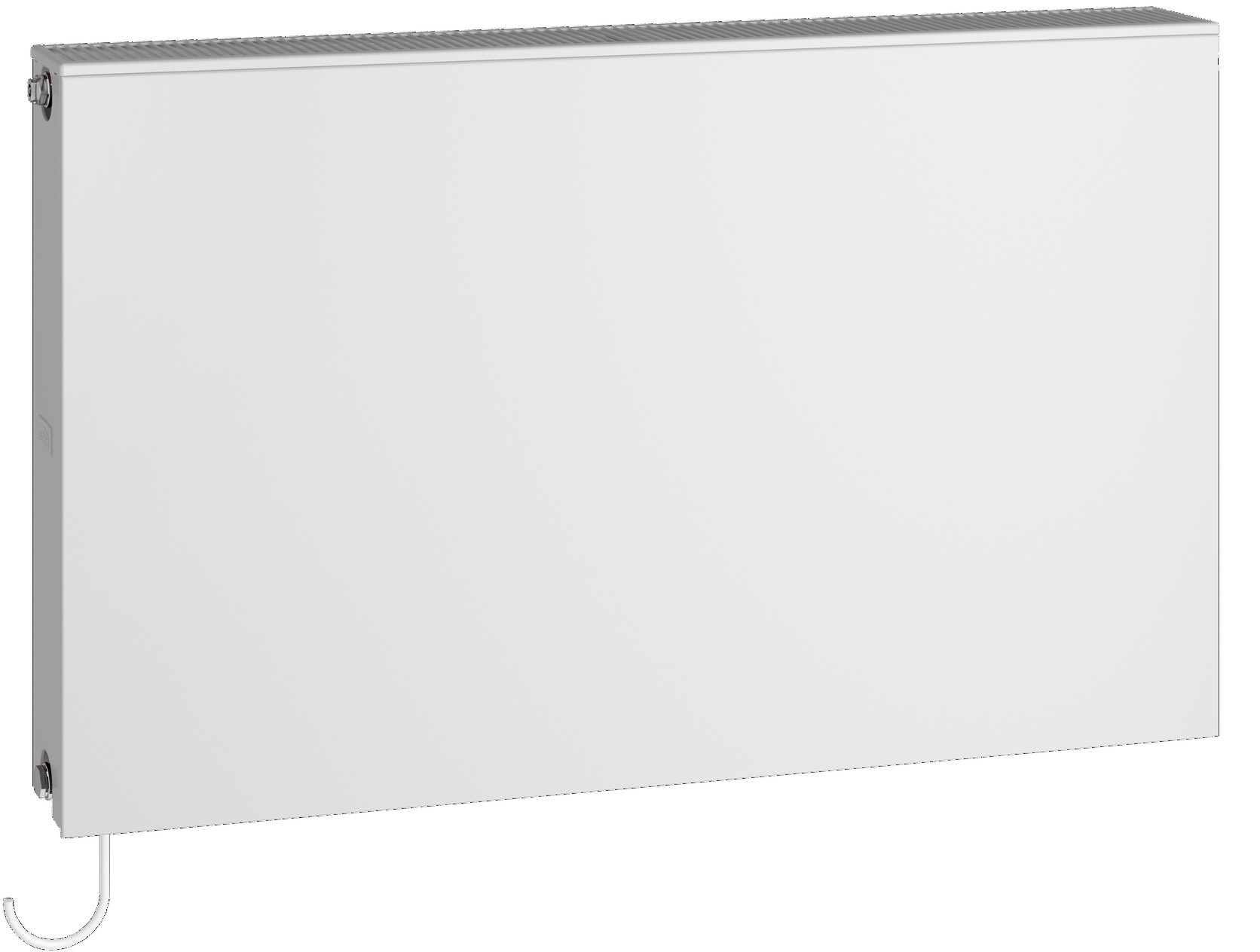 Kermi Wärmepumpen-Flachheizkörper „x-flair“ 100 × 50 cm in Weiß