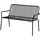 venture home Peking 130 x 85 x 64 cm schwarz / schwarz
