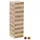 Relaxdays Wackelturm Lernspiel Holz 7,5x7,5 cm