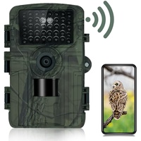 Wildkamera, 32 MP Wildtierkamera mit 2,0 Zoll LCD Bildschirm 1080p Video IP66 Wasserdicht, für Wildtier Scouting (0hne Speicherkarte)