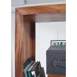 FineBuy Bücherregal 90 x 180 cm Sheesham