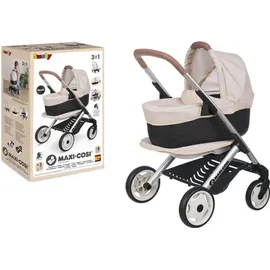Smoby Maxi-Cosi Puppenwagen 3-in-1 Herzen Beige
