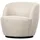 Woood Sessel Serra Webstoff 70 x 68 x 70 cm Weiß drehbar