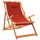 vidaXL Strandstuhl Klappbar Rot