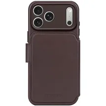 decoded iPhone 17 Pro Leder Wallet Hülle braun