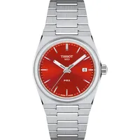 TISSOT T137.210.11.421.00 Damenuhr Quarz PRX 35 mm Rot