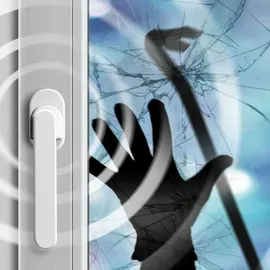 Schellenberg Sicherheits-Alarmgriff weiß