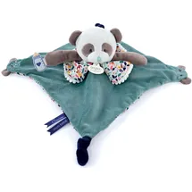 Doudou et Compagnie Les Petits Futés Kuscheltier mit Fingerpuppe Panda 30 cm