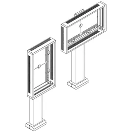 Hagor ScreenOut® LG 55XE4F Outdoorstele für LG 55XE4F