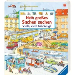 RAVENSBURGER 43742 Mein großes Sachen suchen: Viele, viele Fahrzeuge