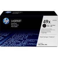 HP 49X schwarz 2er Pack (Q5949XD)