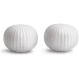 Kähler Hammershøi Salz- und Pfefferstreuer-Set 5 cm Weiß unbefüllt