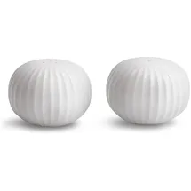 Kähler Hammershøi Salz- und Pfefferstreuer-Set 5 cm Weiß unbefüllt