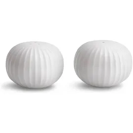 Kähler Hammershøi Salz- und Pfefferstreuer-Set 5 cm Weiß unbefüllt
