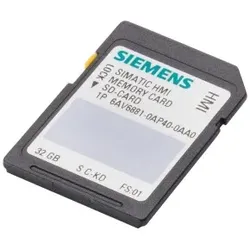 Siemens 6AV68810AP400AA0 SIMATIC HMI SD-Speicherkarte 32 GB, Indoor TIA Portal V16 oder höher