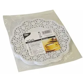 Papstar 100 Teller- und Tassendeckchen rund Ø 15 cm weiss