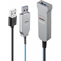 Lindy 100m Fibre Optic USB 3.0 Kabel 100