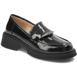 Schwarze Mokassins S.Barski Elegante Damenschuhe, 36