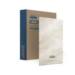 Kimberly-Clark Professional ICON Blende Motiv WARMER MARMOR 58794 , 1 Blende für Hautpflege Spender Seife und Desinfektion