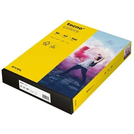 Inapa tecno colors A3 80 g/m2 500 Blatt intensivgelb