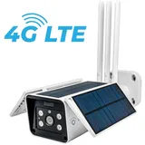 LuVision 4G LTE Solar IP Kamera Weiß