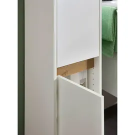 Saphir Hochschrank Quickset 100 32,4 x 182,8 x 32,2 cm Weiß