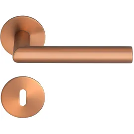 Meintürgriff Drückergarnitur Toulouse Flachrosette Roségold