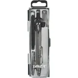 LINEX Zirkel-Set 3-teilig Schwarz