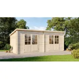 Alpholz Maria Twin 6,01 x 2,75 m beige Leimholz-Tür