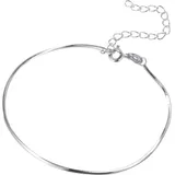 FIRETTI Silberkette »Schmuck Geschenk Silber 925 Armband Kette Fußkette Bauchkette Omega«, in verschiedenen Längen erhältlich, silberfarben