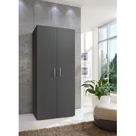 WIMEX Kleiderschrank Multiraumkonzept 80 x 185 x 40 cm Grau