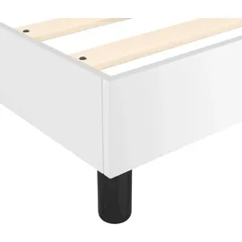 vidaXL Boxspringbett 90 x 190 cm Weiß