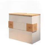 Vicco Waschbeckenunterschrank Eden, 70 x 64.5 cm mit 2 Schubladen,