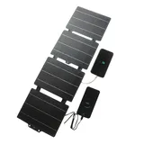 Tragbares Solarladegerät, 25 W, faltbar, ETFE, Flexibles Solarpanel mit USB-C/DC/USB-Ausgängen für Powerbank, Telefon, Laptop, Outdoor, Camping, Notfall