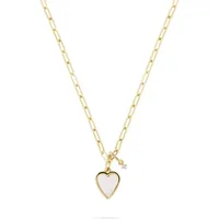 Guido Maria Kretschmer Jewellery Kette Symbols gelbgold / transparent