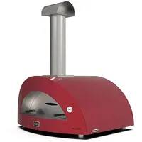 Alfa Forni Moderno 5 Pizze Holz Antik Rot