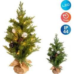NÄVE LED Dekoobjekt "Weihnachtsbaum", grün, H: 70cm, Lampen, Für Aussen geeignet (vor Haustüre),incl. Timer (6on/18off),40x LEDÂ ́s