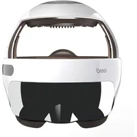 Breo iDream5s Elektrischer Kopf-Massagegerät, Augen- & Nacken-Massagehelm mit Wärme, Kneten, Druck, App-Steuerung für Entspannung