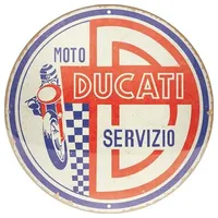Nostalgic-Art Retro Blechschild, 35 cm, Ducati – Moto Servizio