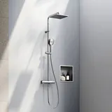 Fortis Wellness flat 250 XL Duschsystem mit Thermostat Chrom 1070053PC