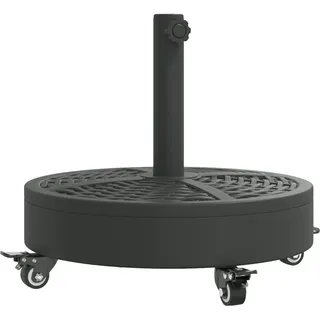 vidaXL Sonnenschirmständer mit Rollen für Ø38/48 mm Mast 27 kg Rund