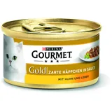 Purina Gourmet Gold Zarte Häppchen in Sauce 12 x 85 g