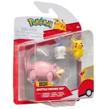 Pokémon Spielfigurenset 3er-Set: Pikachu, Litwick, Slowpoke