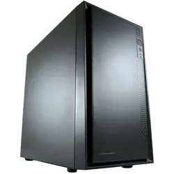 LC-Power 2016MB, Micro Tower, PC, Schwarz, micro ATX, Mini-ITX, Metall, Kunststo