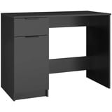 vidaXL Schreibtisch Schwarz 100x50x75 cm Holzwerkstoff